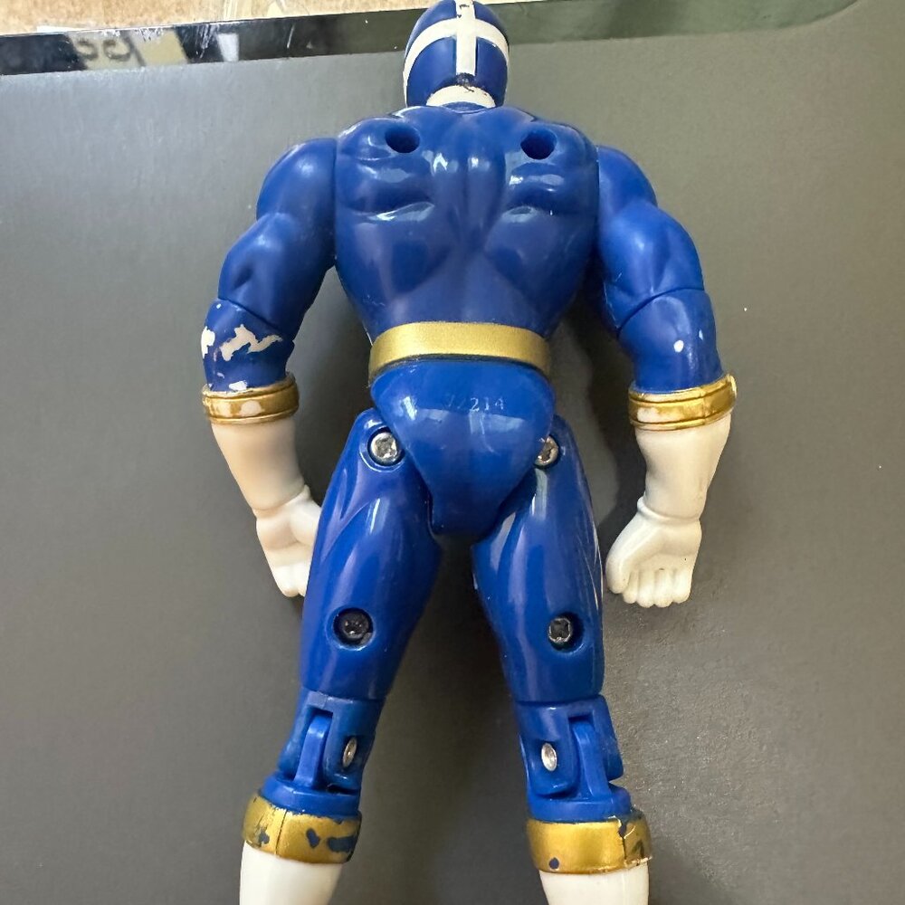 Mighty Morphin Power Rangers Blue Ranger 6" Action Figure 1999 Bandai - Picture 2 of 2